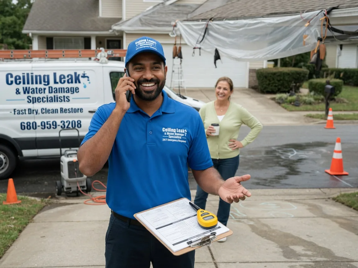 Ceiling Leak Cleanup Sutherland, VA FAQs