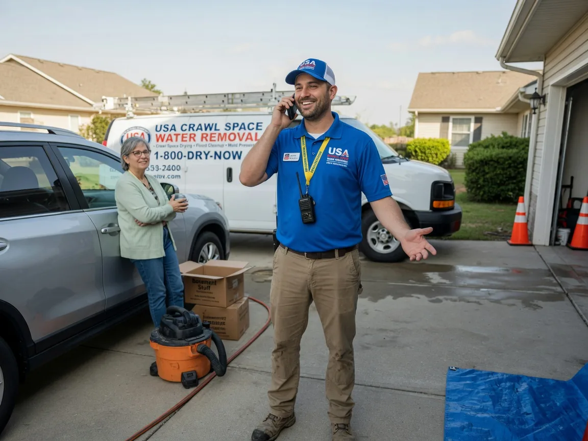 Crawl Space Water Removal Sutherland, VA FAQs